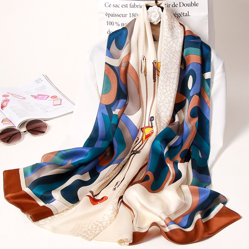 Pure Silk Luxury Scarf - Cover Peace