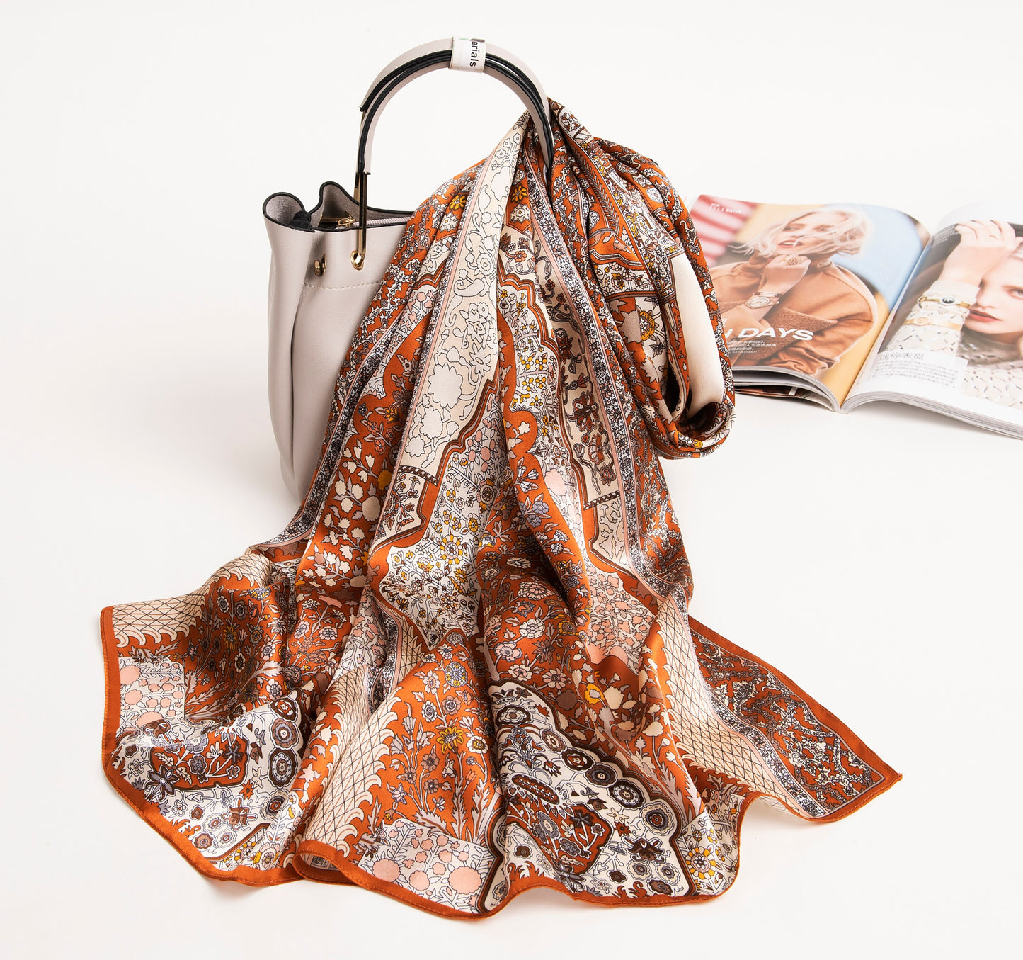 Pure Silk Luxury Scarf - Cover Peace