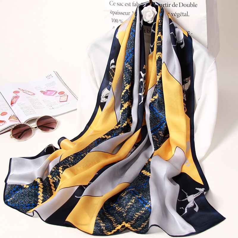 Pure Silk Luxury Scarf - Cover Peace