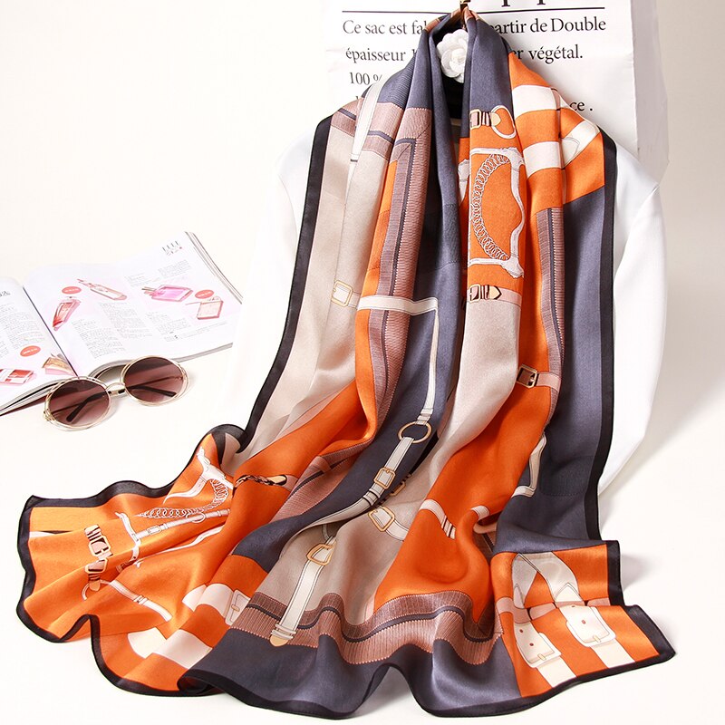 Pure Silk Luxury Scarf - Cover Peace