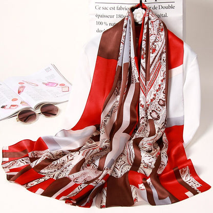 Pure Silk Luxury Scarf - Cover Peace