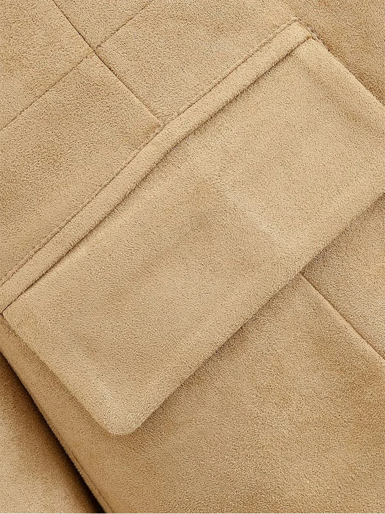 Faux Fur Collar Coat