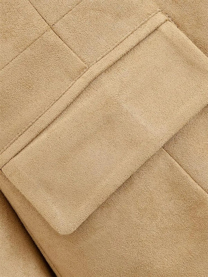 Faux Fur Collar Coat