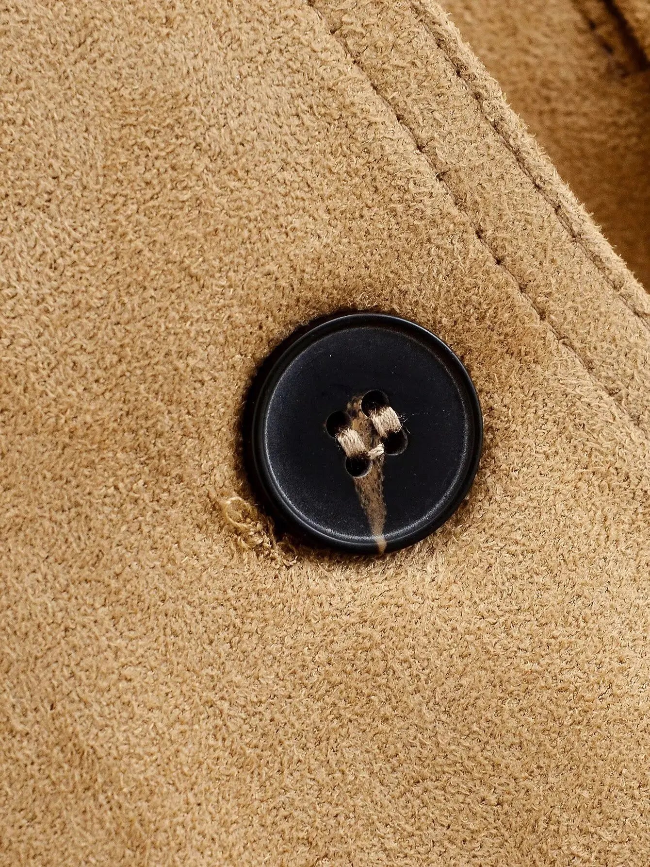 Faux Fur Collar Coat