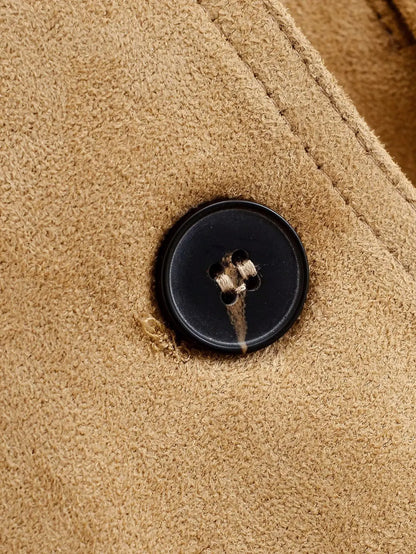 Faux Fur Collar Coat