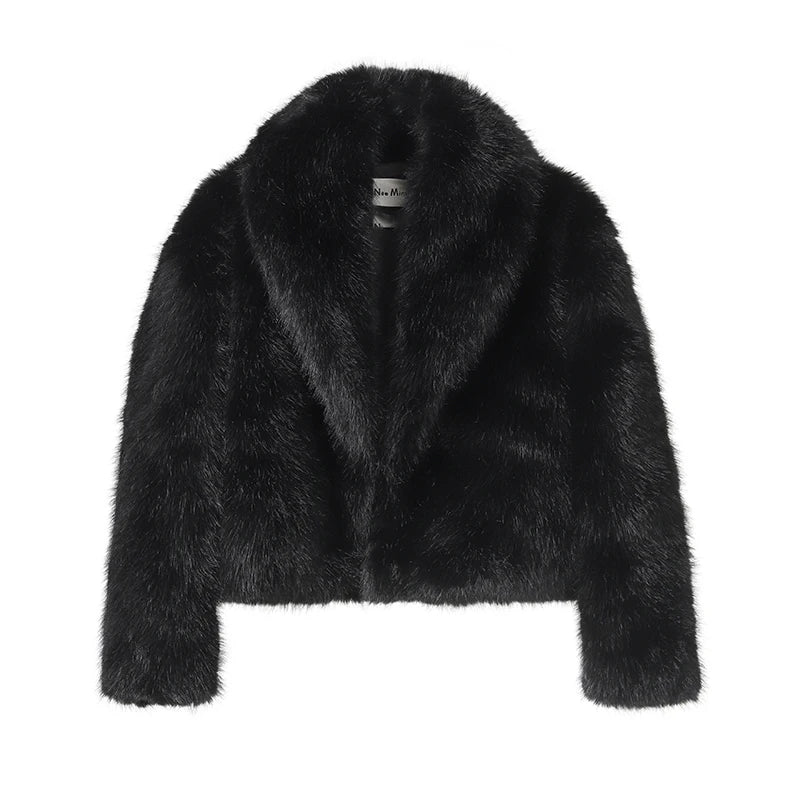 Faux Fox Fur Jacket