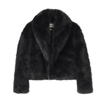Faux Fox Fur Jacket