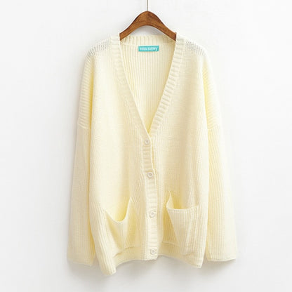 Casual Oversized Cardigan - Cover Peace