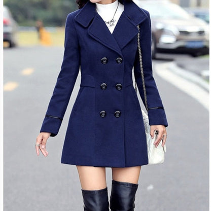 Slim & Woolen Coat - Cover Peace