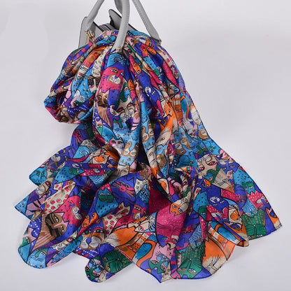 Classica Silk Scarf - Cover Peace