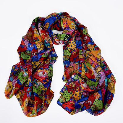 Classica Silk Scarf - Cover Peace