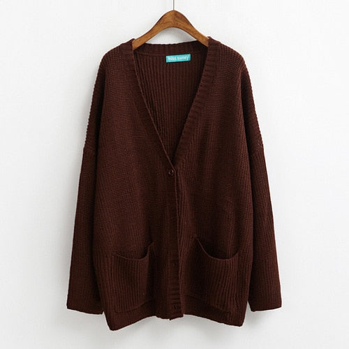 Casual Oversized Cardigan - Cover Peace