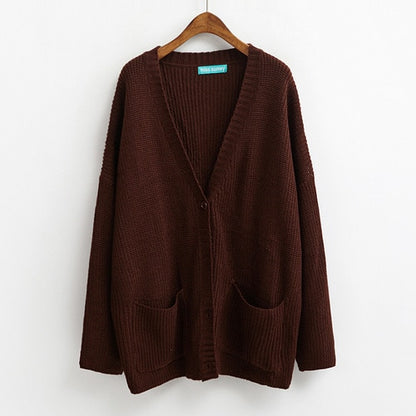 Casual Oversized Cardigan - Cover Peace