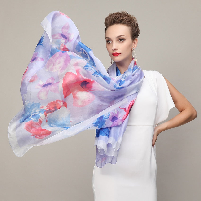 Classica Silk Scarf - Cover Peace