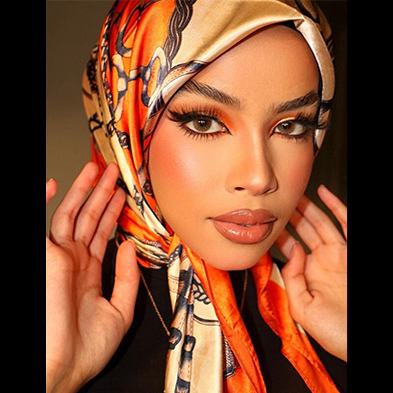 Silk Hijab Scarf - Cover Peace