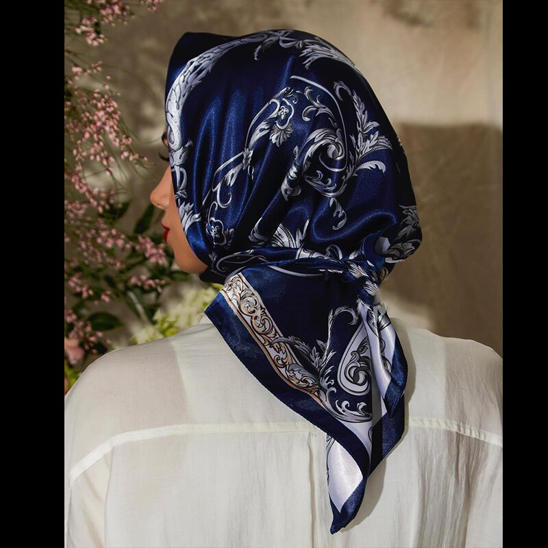 Silk Hijab Scarf - Cover Peace